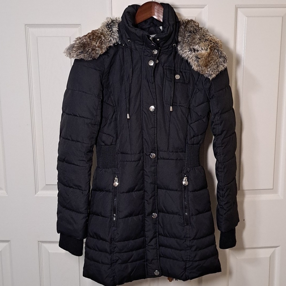 Laundry By Design Women's Winter Coat Faux Fur Size Small - Picture 2 of 14
